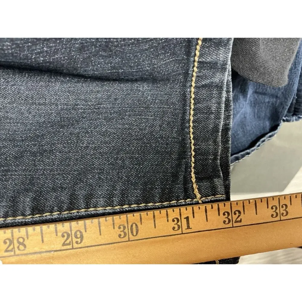 Torrid Woman’s Dark Wash Denim Blue Jeans‎ Sz 18R Straight Leg RN 120684